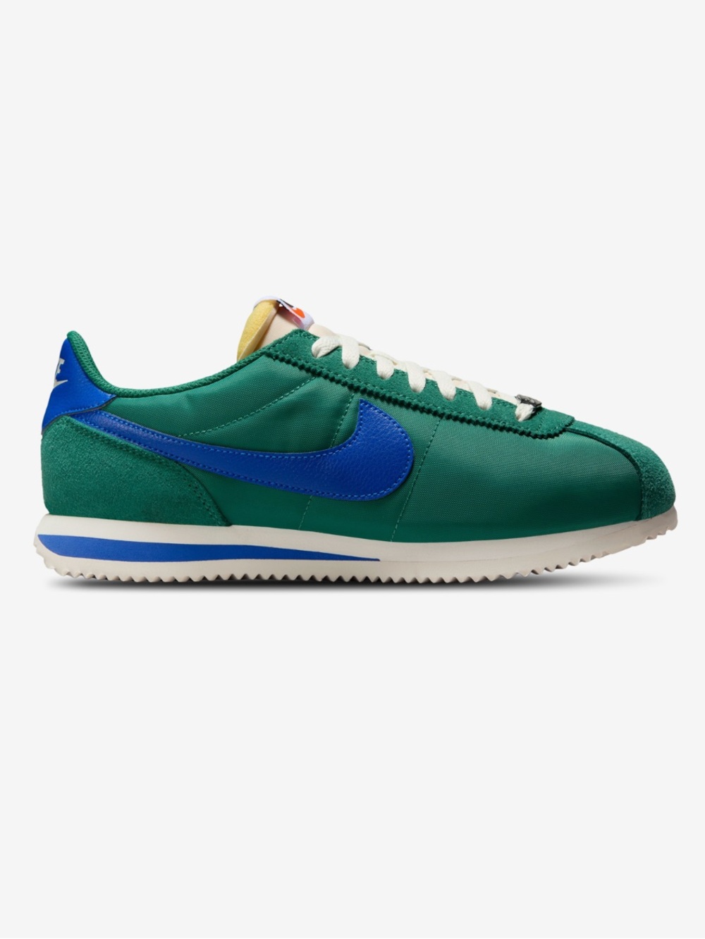 Nike Cortez TXT sneakers in Evergreen Aura/Hyper Royal